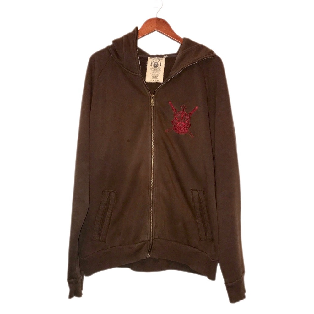 Samurai Surfer Hoodie. Brown size 2XL